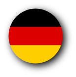German Language Course Flag Button