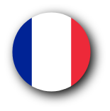 Bouton drapeau du cours de français